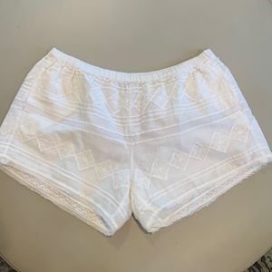 Calypsos Migi Short, White, Cotton, Sz: L
